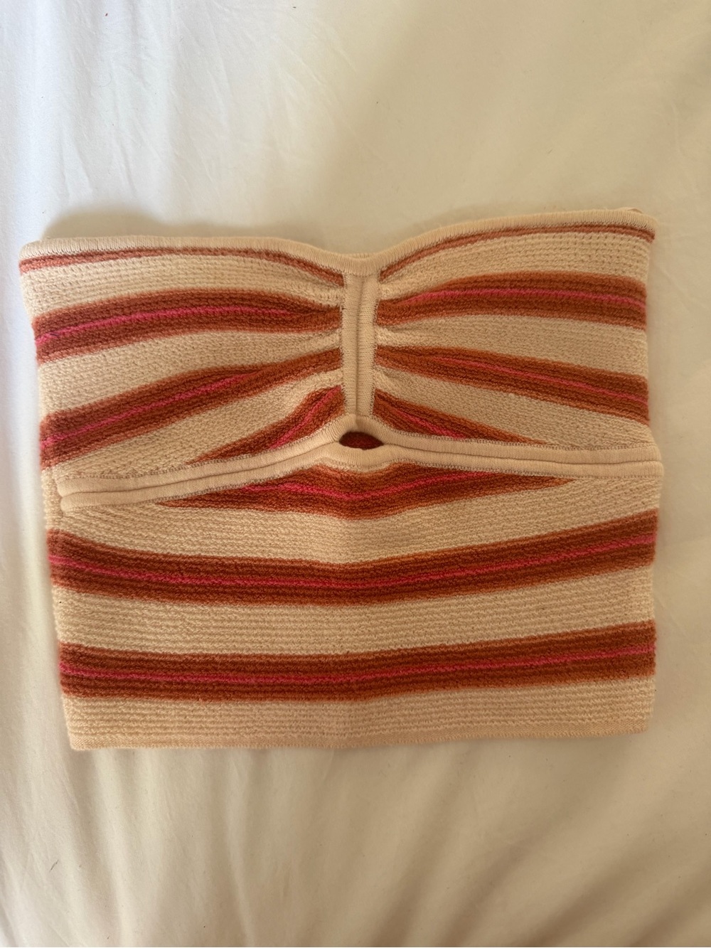 American Eagle Striped Knit Tube Top